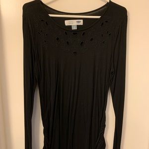 Black Long-sleeve Old Navy Maternity Top
